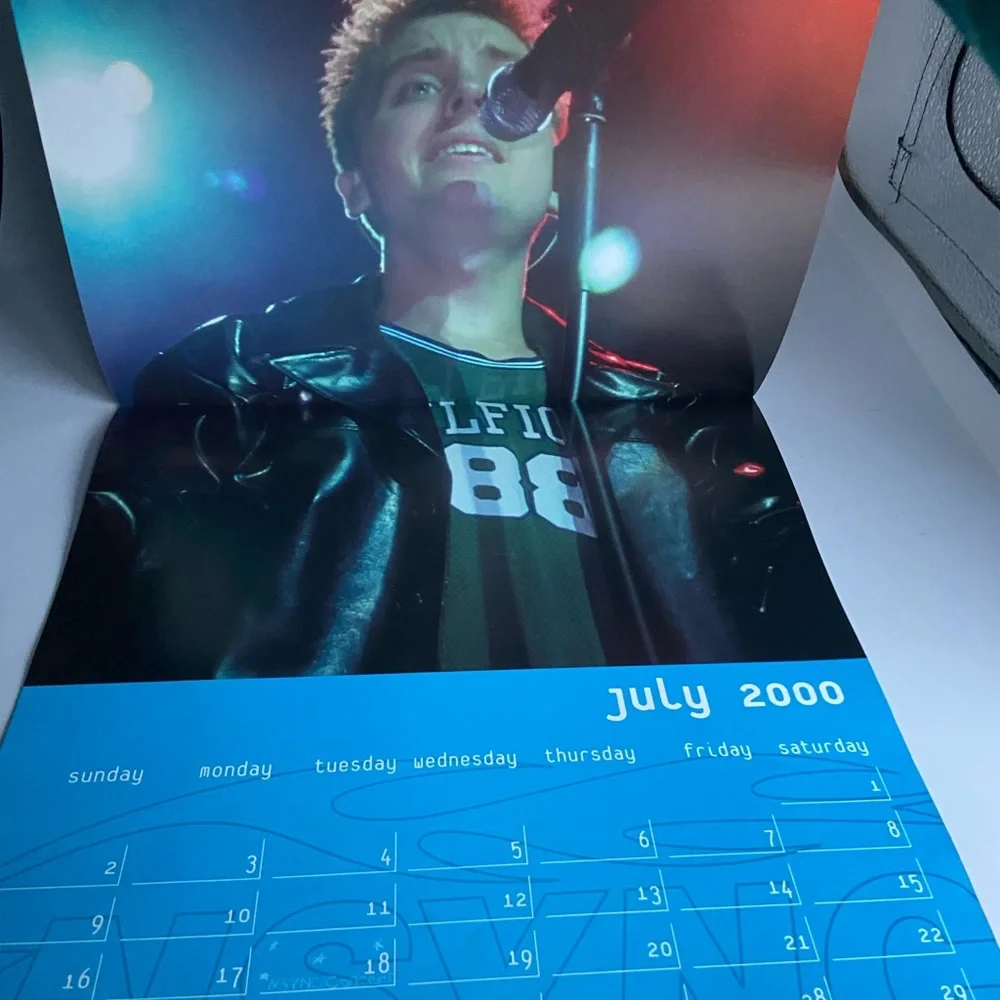 NSYNC Year 2000 16 month Wall Calendar